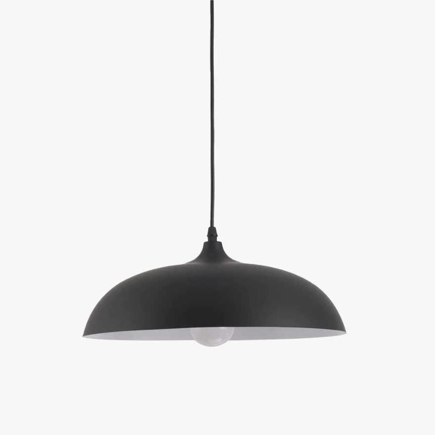 Morandi Metal Bowled Dining Room Pendant Light, Black/Blue/Green Grey/Navy/Pink/White/Yellow