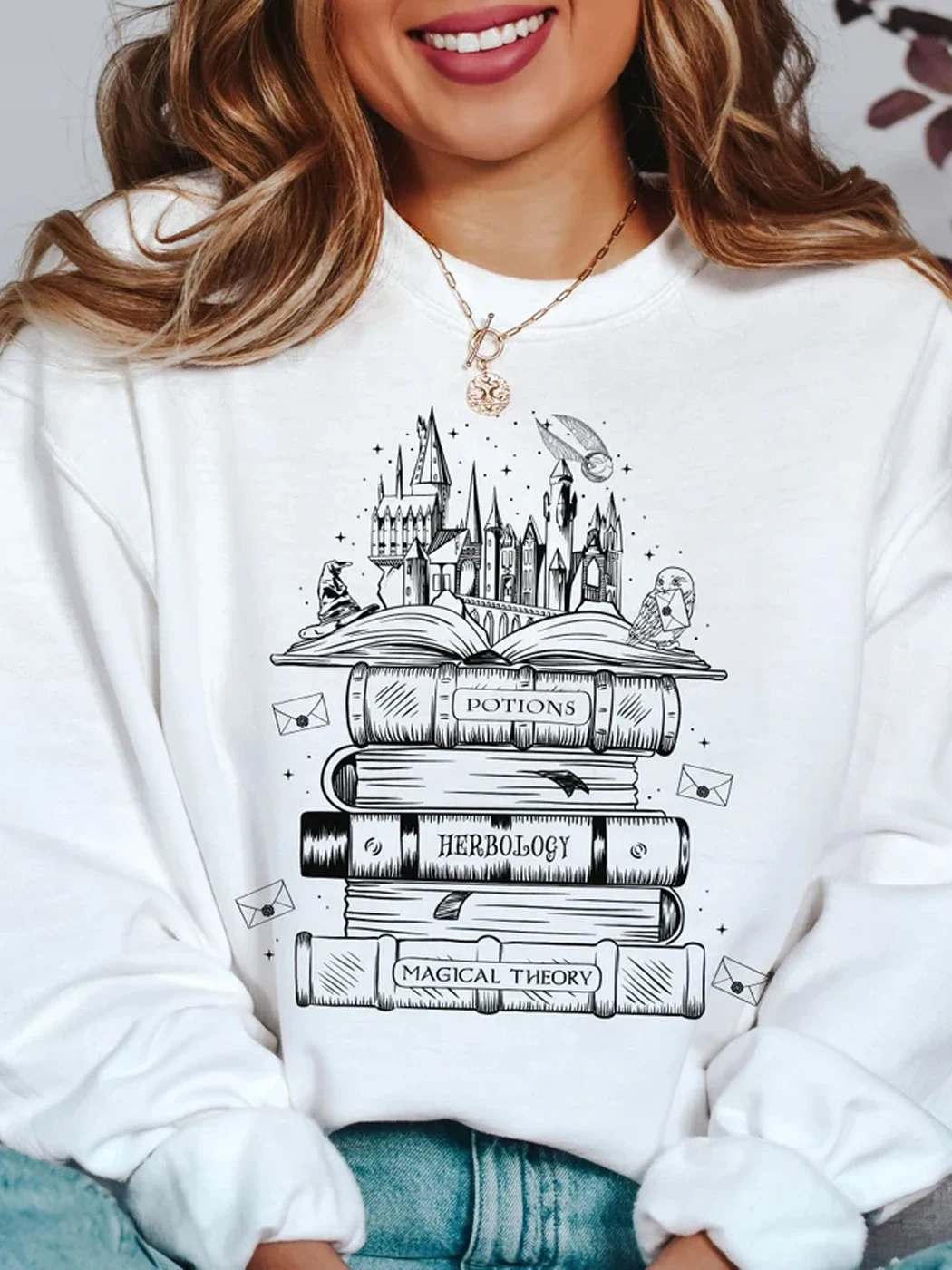 Wizard Castle Book Sweatshirt