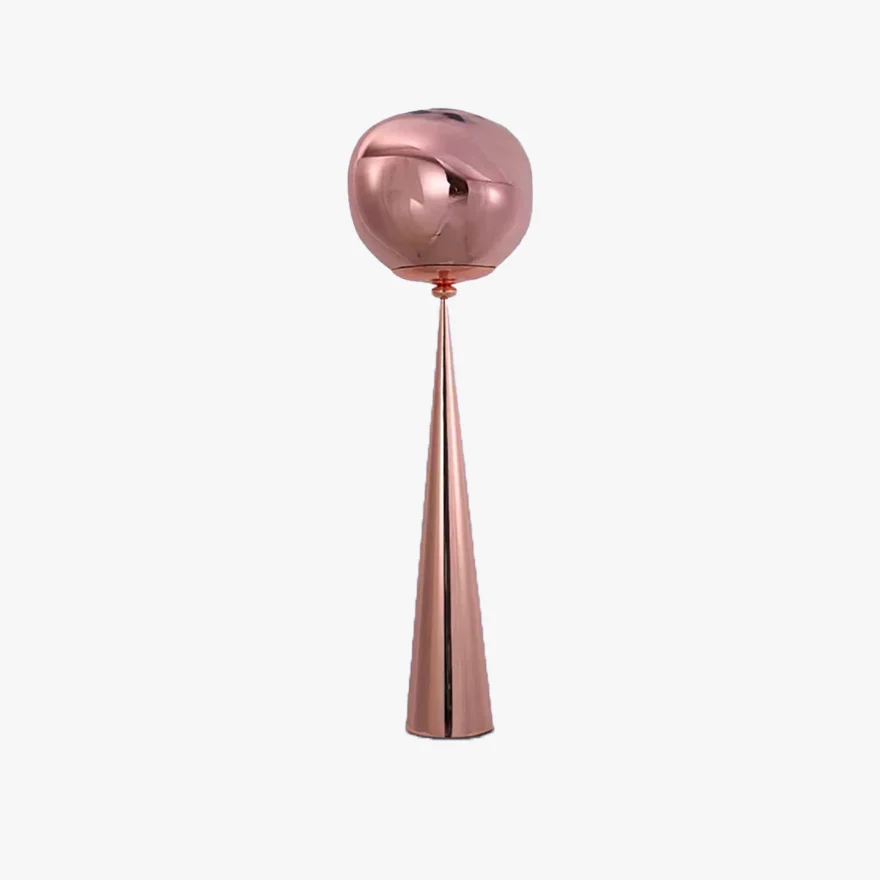 Designer Metal And Acrylic Rocky Bedroom Floor Lamp, Chrome/Gold/Rose/gold/Smoke/Grey