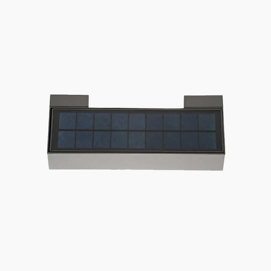 Modern Metal And Acrylic Rectangular Courtyard Wall Lamp, Black