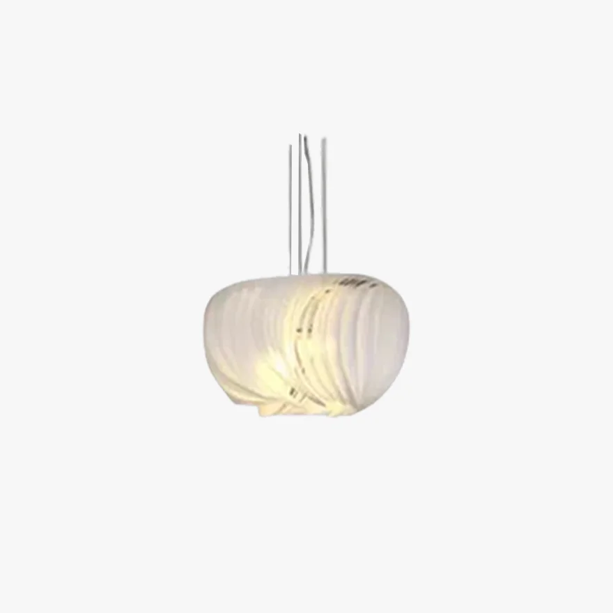 Retro Metal And Acrylic Round Study Room Pendant Light, White