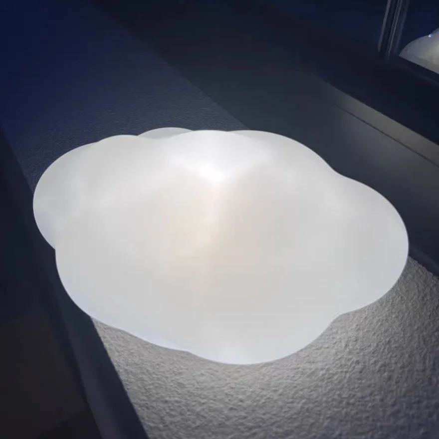 Decorative Acrylic Cloud Outdoor Ground Light, White