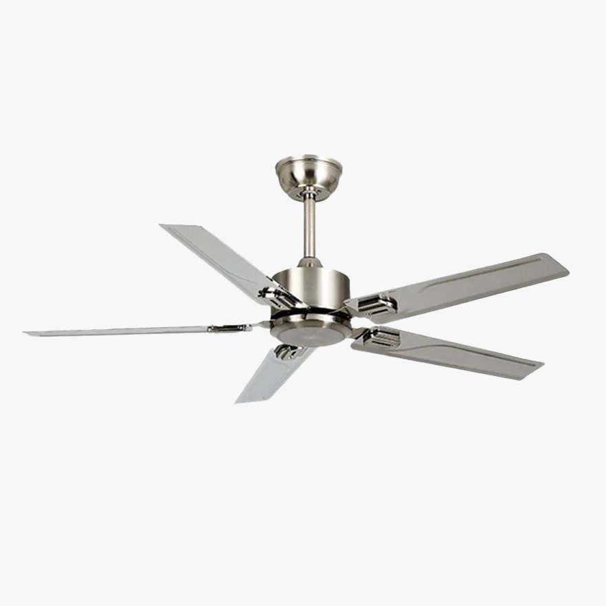 Industrial Metal Radiographic Study Room Ceiling Fan, Silver