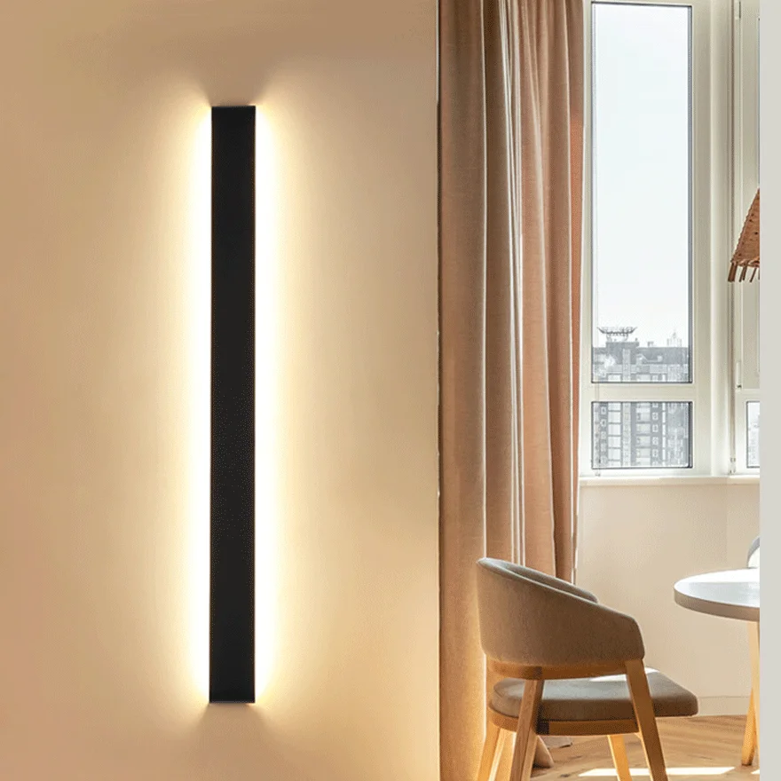 Modern Minimalist LED Aluminum Wall Lamp for Bedroom & Aisle