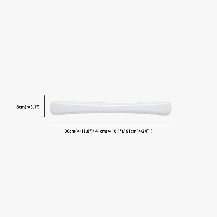 Minimalist Acrylic Uneven Bathroom Wall Lamp, White