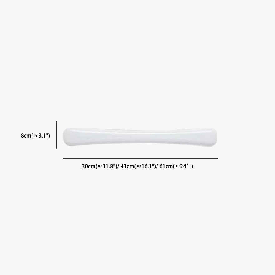 Minimalist Acrylic Uneven Bathroom Wall Lamp, White