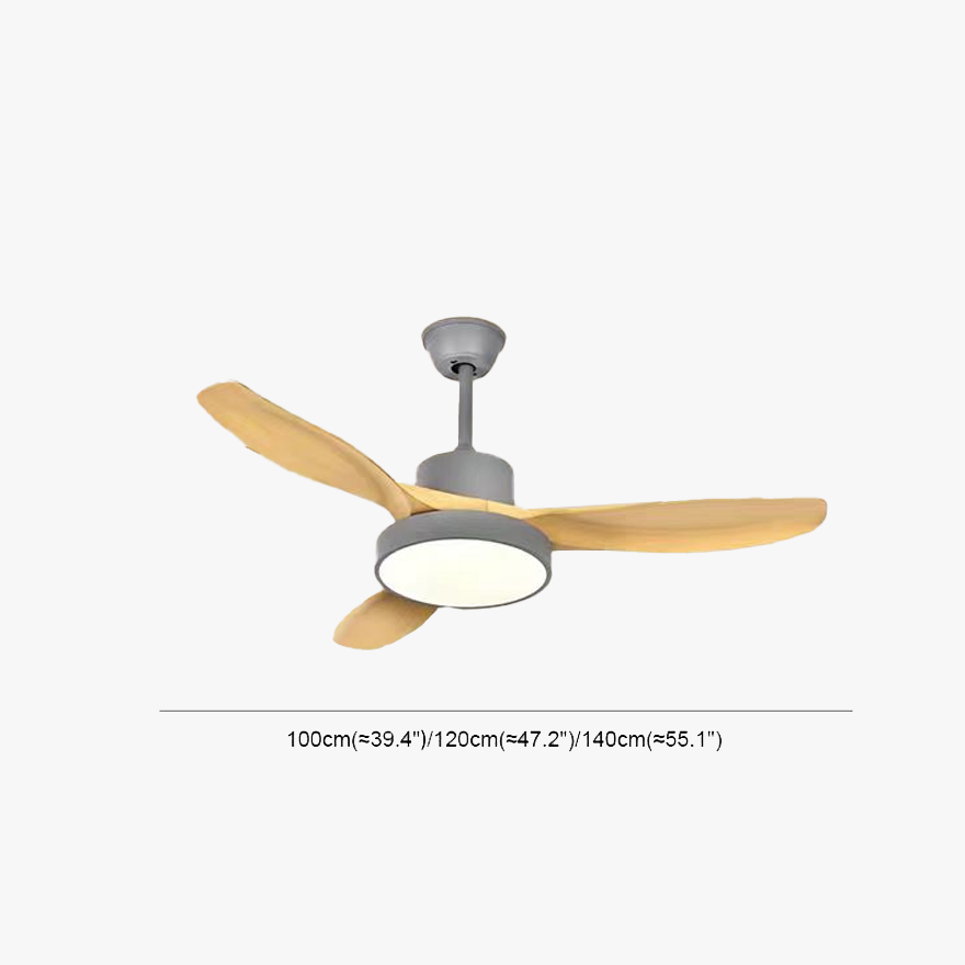 Modern Metal And Acrylic Fan Living Room Ceiling Fan, Gold