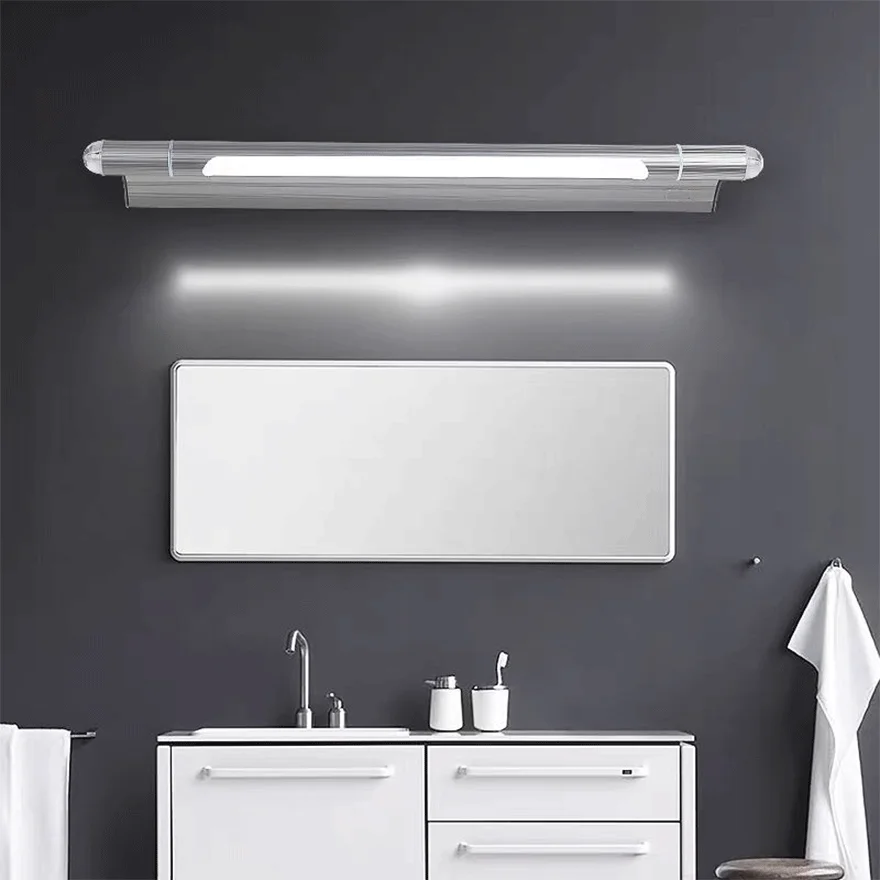 Edge Linear Mirror Front Vanity Wall Lamp, L52/55/62/64/81/93CM