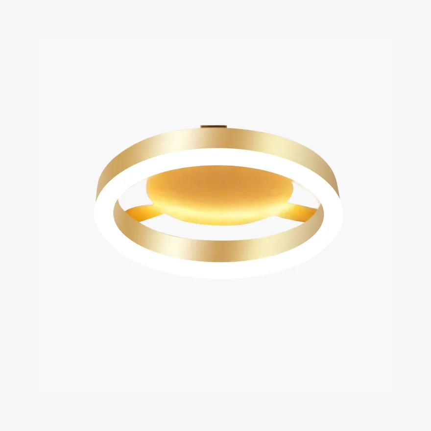 Modern Metal Square Dining Room Ceiling Light, Gold