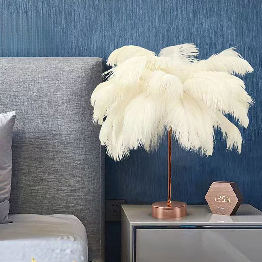 O'Moore Feather Table Lamp