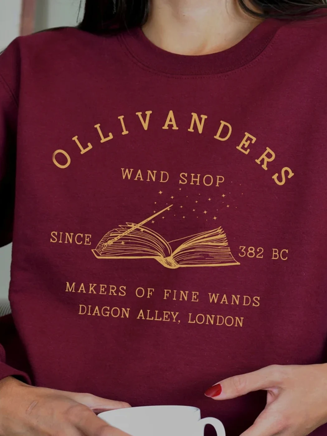 Ollivanders Wand Shop, Wizard Book Shop Sweatshirt