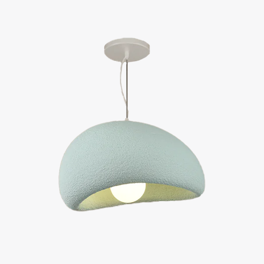 Morandi  Metal And Acrylic Dome Dinning Room Pendant Light, Blue/Grey/Pink/White