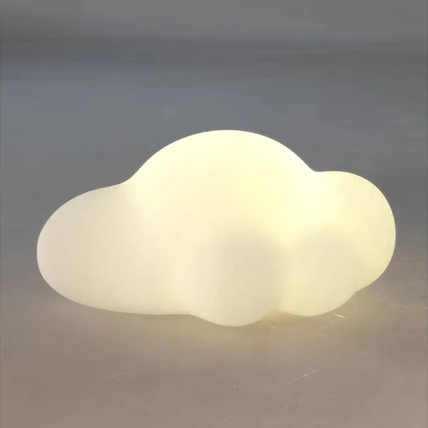 Decorative Acrylic Cloud Outdoor Ground Light, White