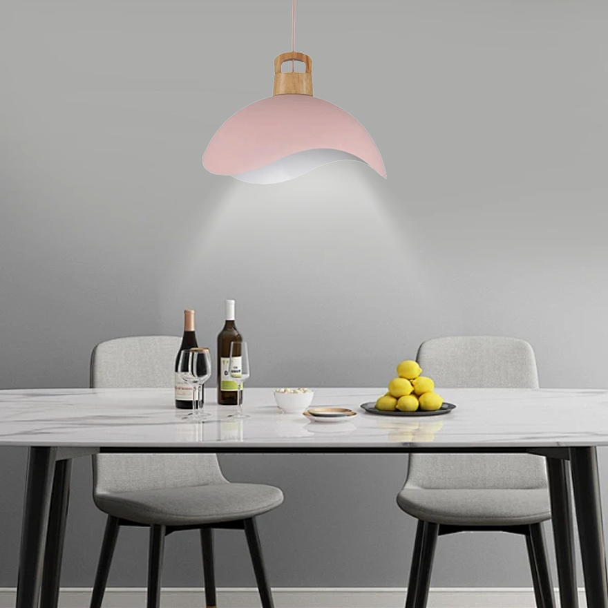 Morandi Metal Dome Kitchen Pendant Light, Macaron