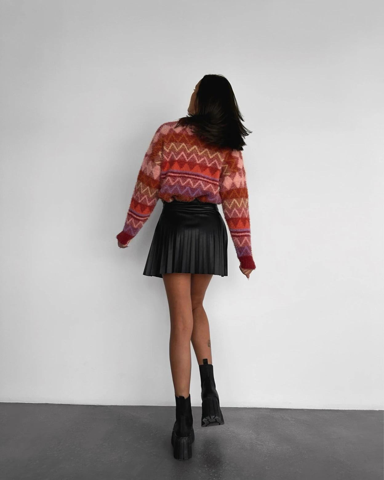 Textured Knit Sweater