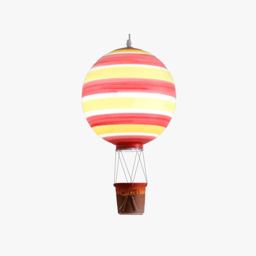 Art Deco Acrylic Air Balloon Children's Room Pendant Light, Multicolor