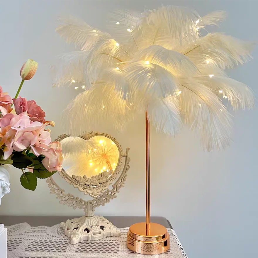 O'Moore Feather Table Lamp