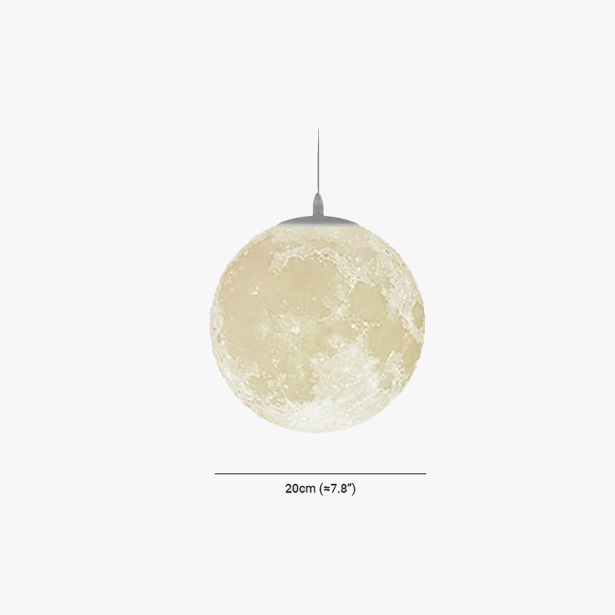 Art Deco Metal And Acylic Moon Dining Room Pendant Light, Gold/Silver