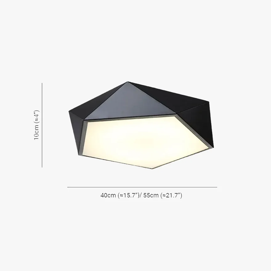 Quinn Flush Mount Ceiling Light, DIA 40/55CM