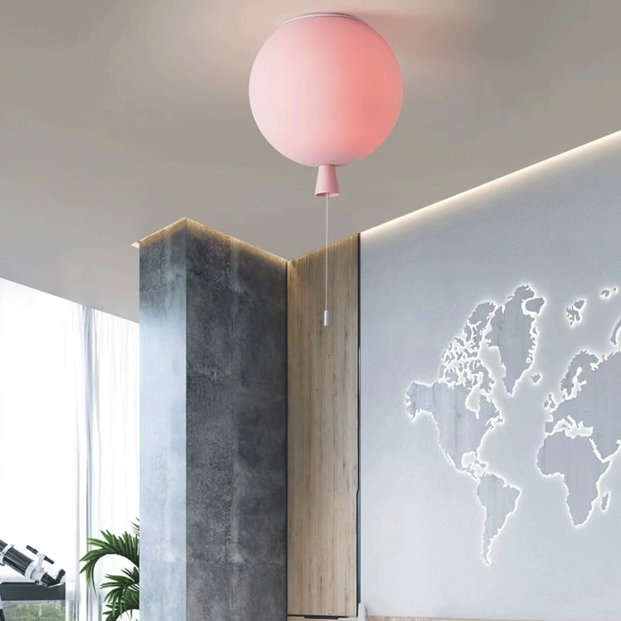 Designer Balloon Balloon Children's Room Ceiling Light, 5 Color