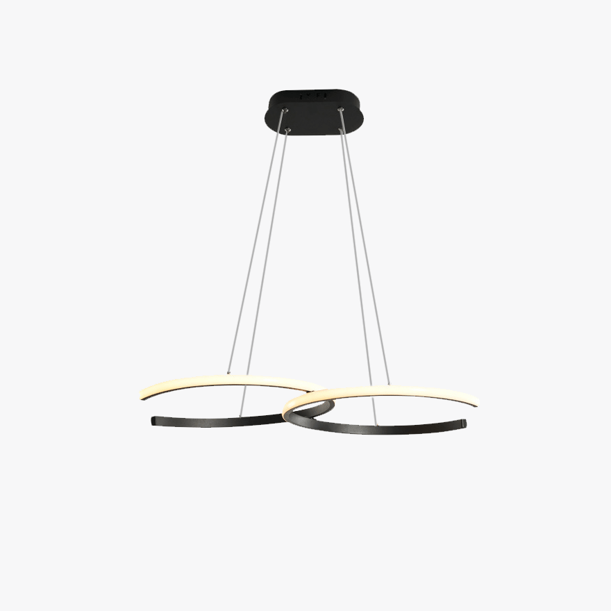 Nordic Metal Ring Kitchen Chandelier Pendant Light, Gold