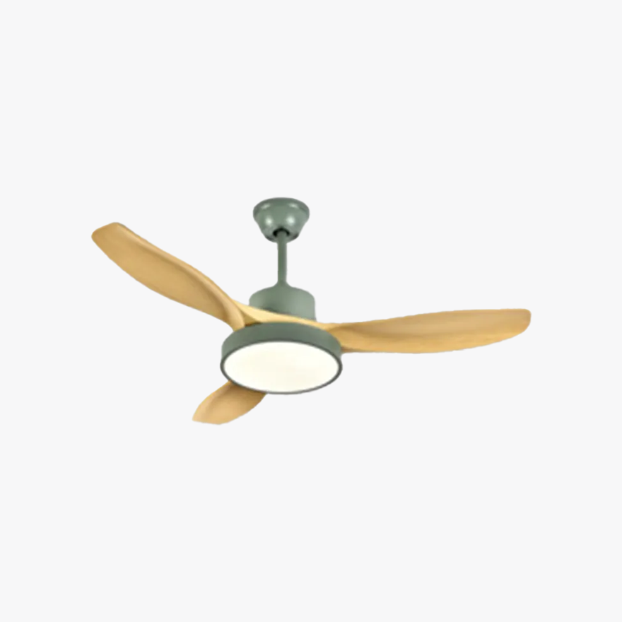 Modern Metal And Acrylic Fan Living Room Ceiling Fan, Gold