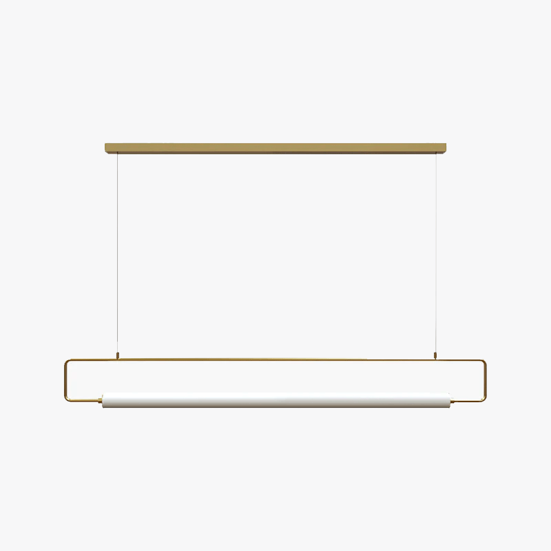 Minimalist Metal, Acrylic Liner Dining Room Pendant Light, Black/Gold