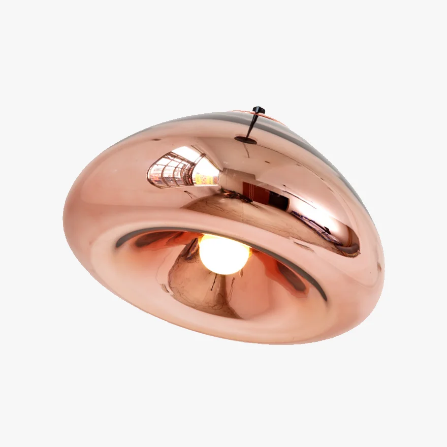 Sweden Glass Bread Dining Room Pendant Light, Gold/Silver/Rose Gold