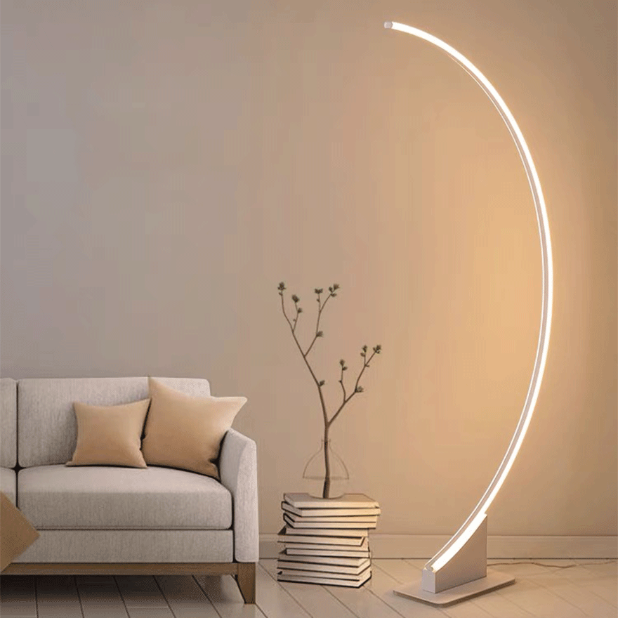 Edge dimmable floor lamp, 2 Color