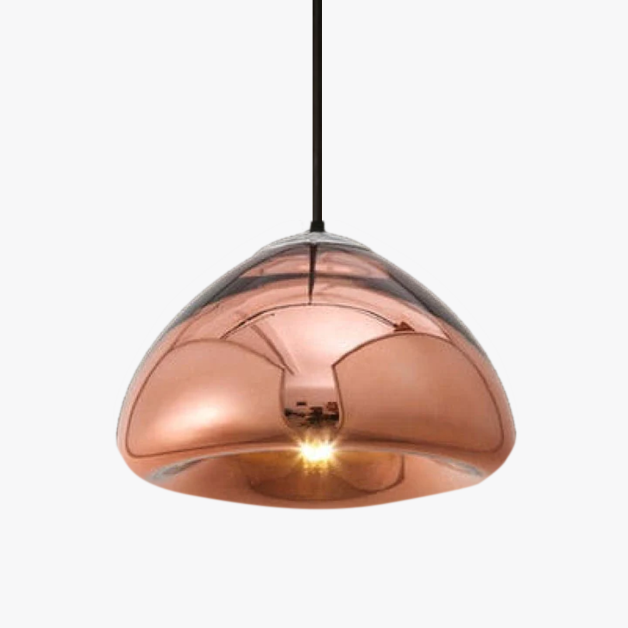 Sweden Glass Bread Dining Room Pendant Light, Gold/Silver/Rose Gold