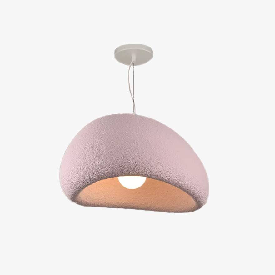 Morandi  Metal And Acrylic Dome Dinning Room Pendant Light, Blue/Grey/Pink/White