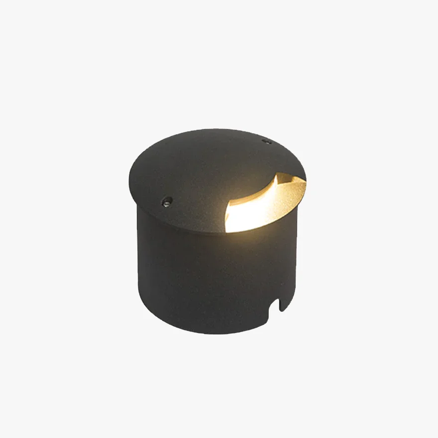 Classical Metal And Glass Cylindrical Outdoor Light, Black