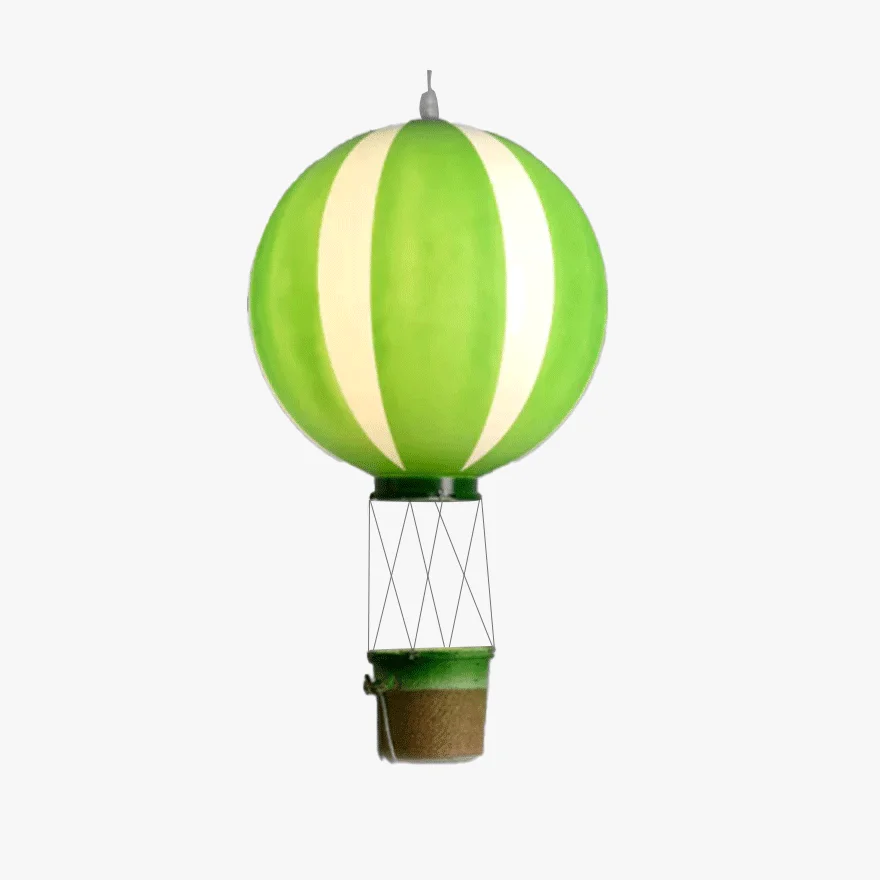 Art Deco Acrylic Air Balloon Children's Room Pendant Light, Multicolor