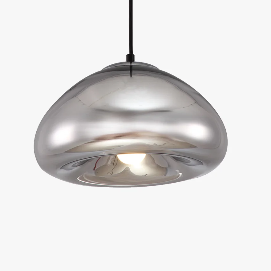 Sweden Glass Bread Dining Room Pendant Light, Gold/Silver/Rose Gold