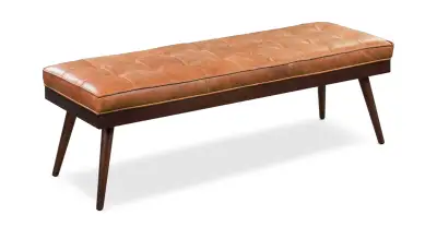 Luca Leather Bench