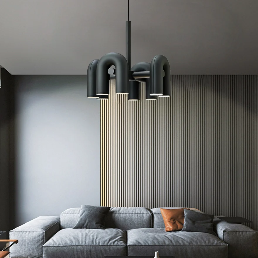 Felix Pendant Light, 4/6 Head