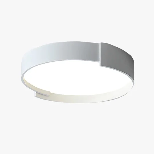 Modern Metal And Acrylic Round Study Room Ceiling Light, Gold/Green/Grey/White