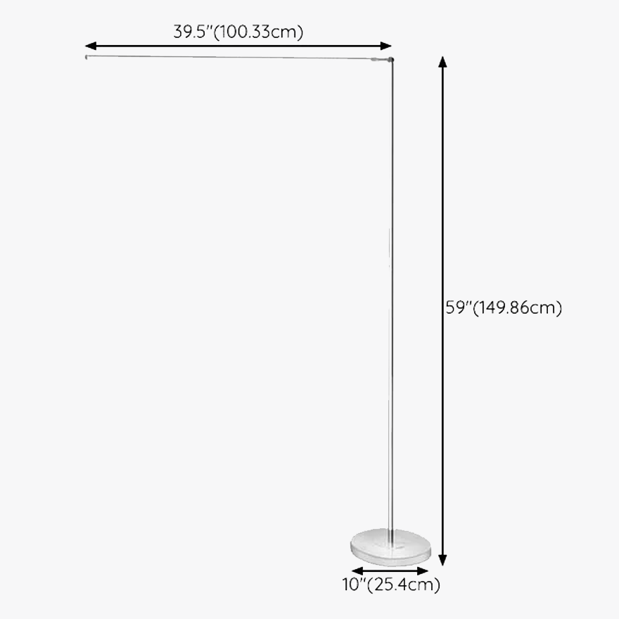 Edge Minimalist Arc Floor Lamp, L 150CM