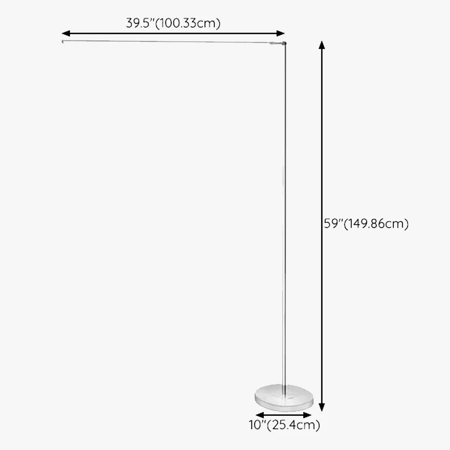 Edge Minimalist Arc Floor Lamp, L 150CM