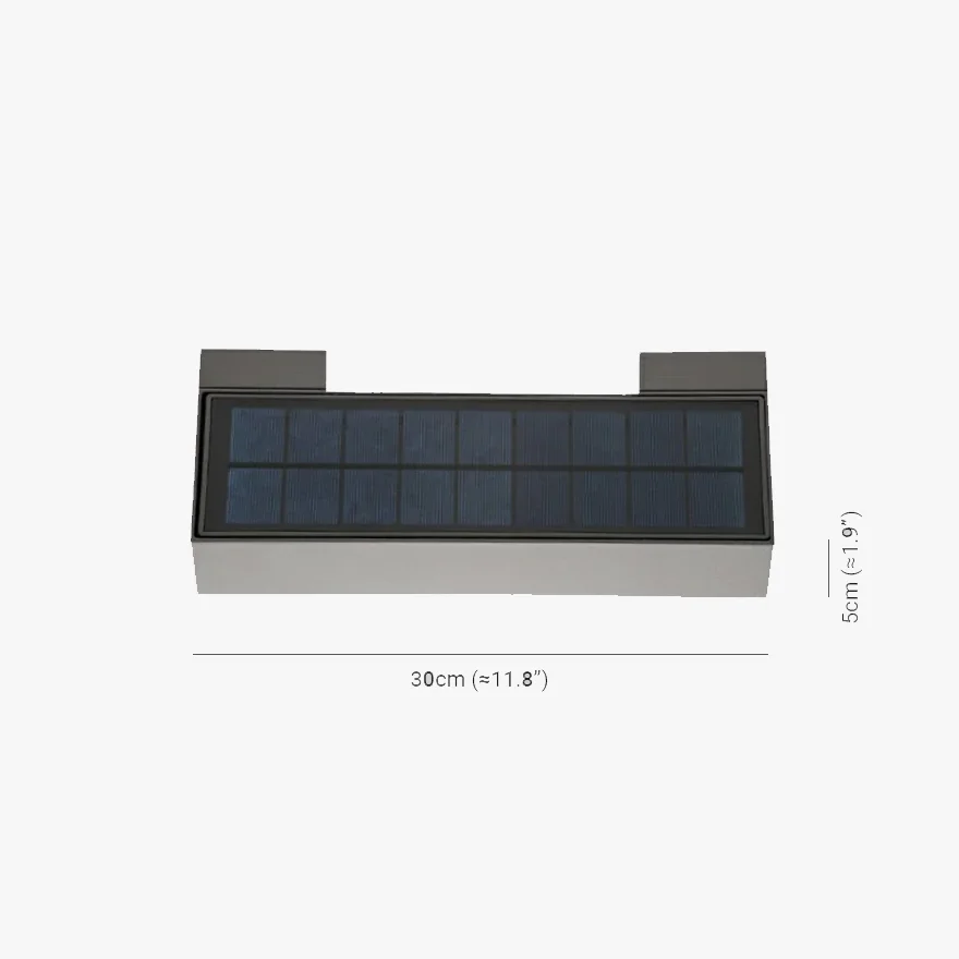 Modern Metal And Acrylic Rectangular Courtyard Wall Lamp, Black