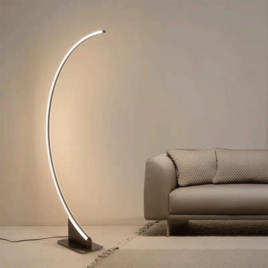 Edge dimmable floor lamp, 2 Color