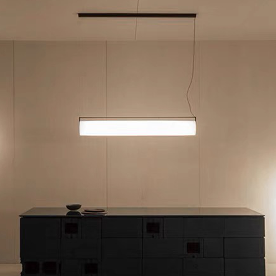 Edge Cylindrical Shape Linear Pendant Light, L 92CM/122CM