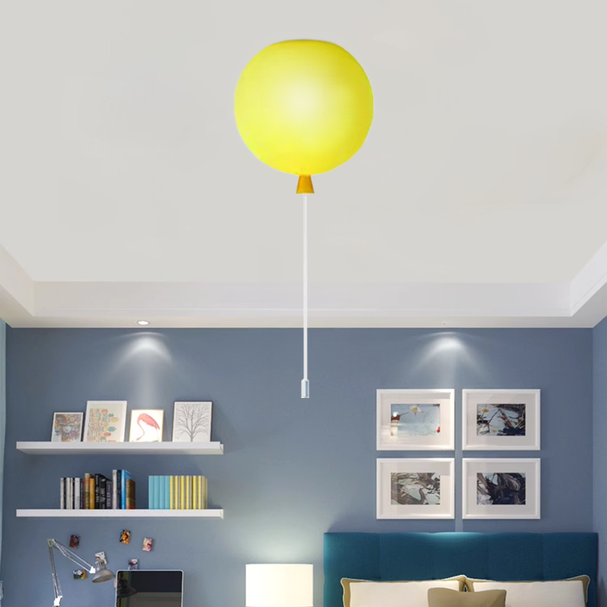 Designer Balloon Balloon Children's Room Ceiling Light, 5 Color