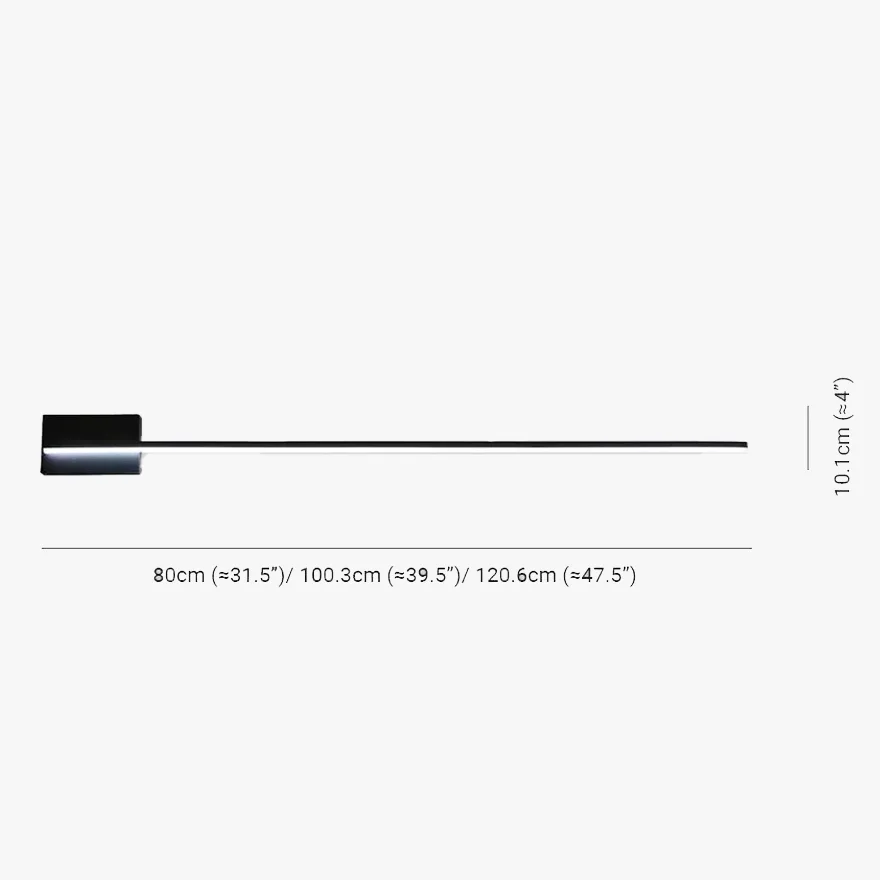 Edge Linear Mirror Front Vanity Wall Lamp, L 80/100/120CM