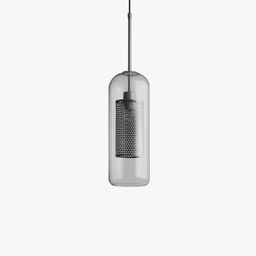 Contemporary Metal And Glass Globular Kitchen Pendant Light, Gold/Silver