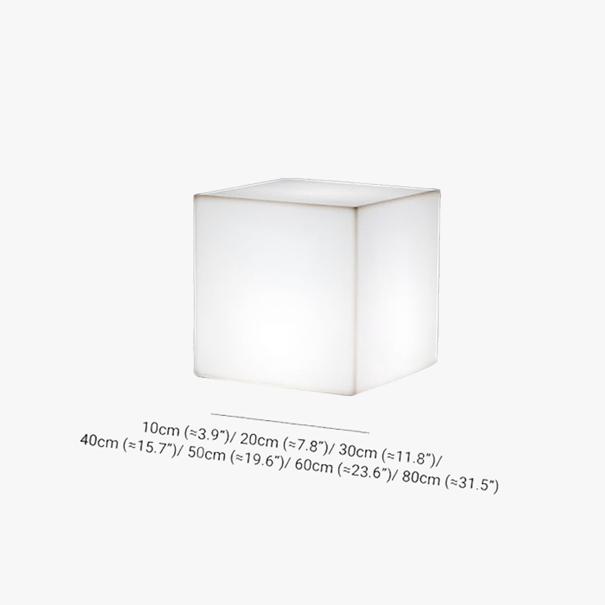 Classical Acrylic Geometric Garden Outdoor Light, White