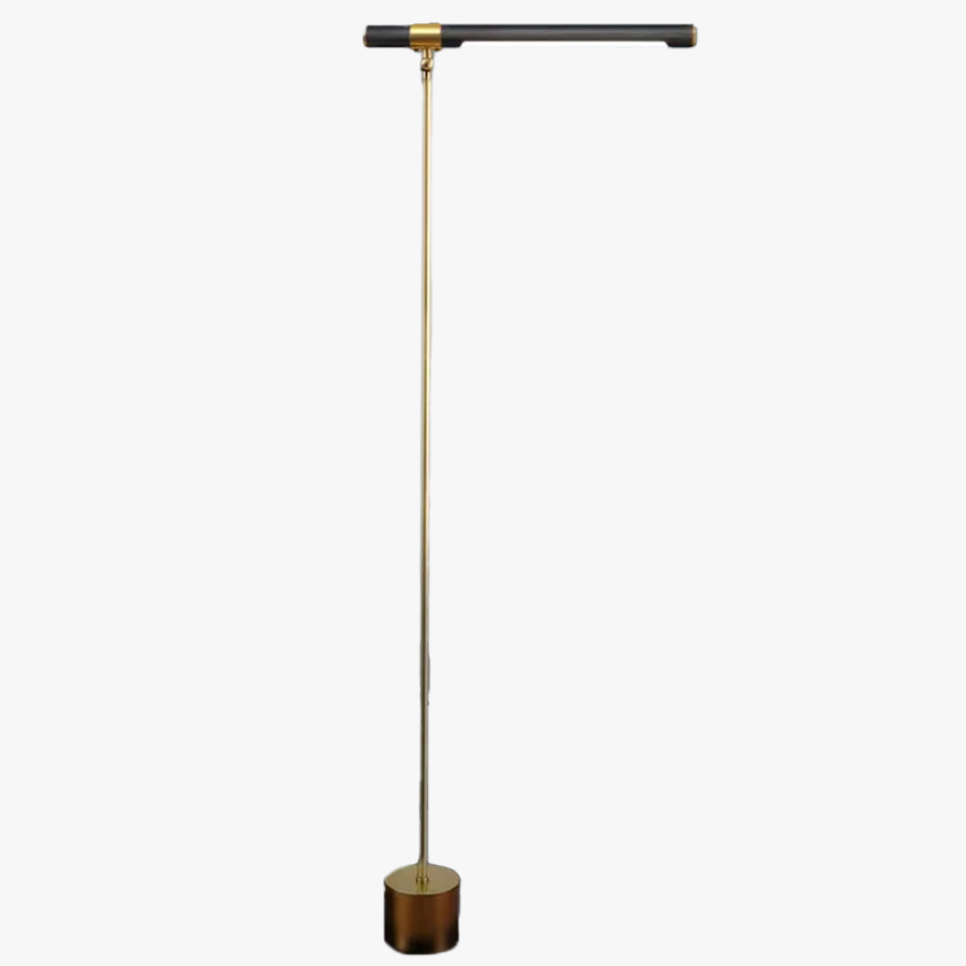 Edge Floor Lamp, Metal & Wood