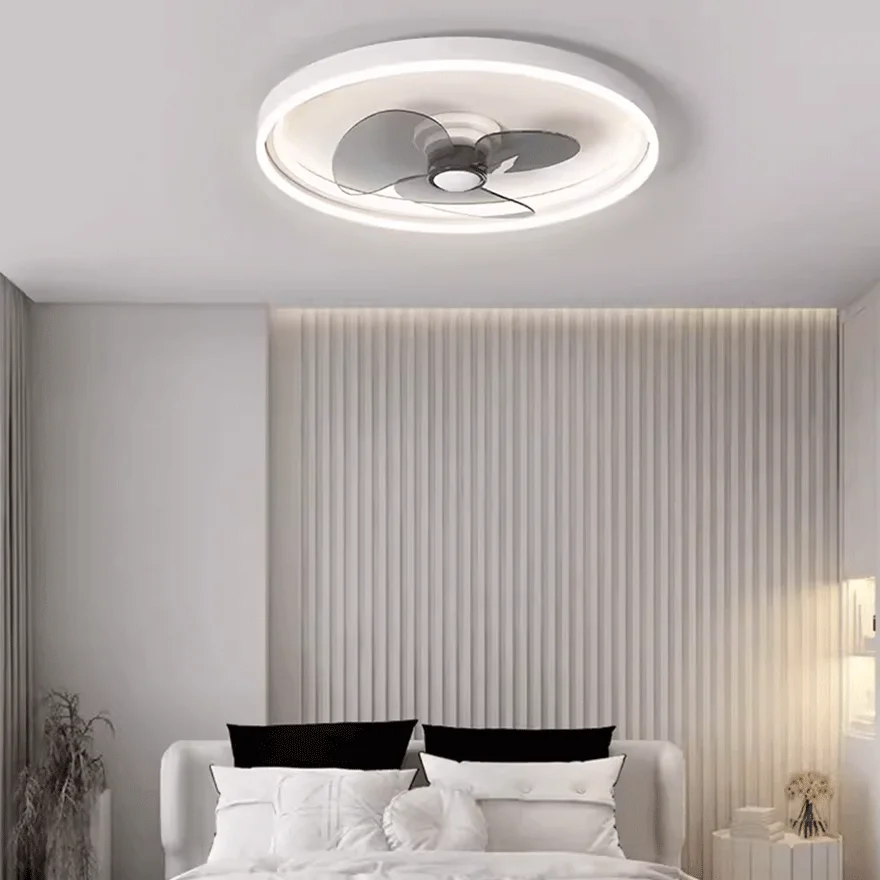 Edge Ceiling Fan with 2-Light, 2 Color, DIA 40CM/50CM