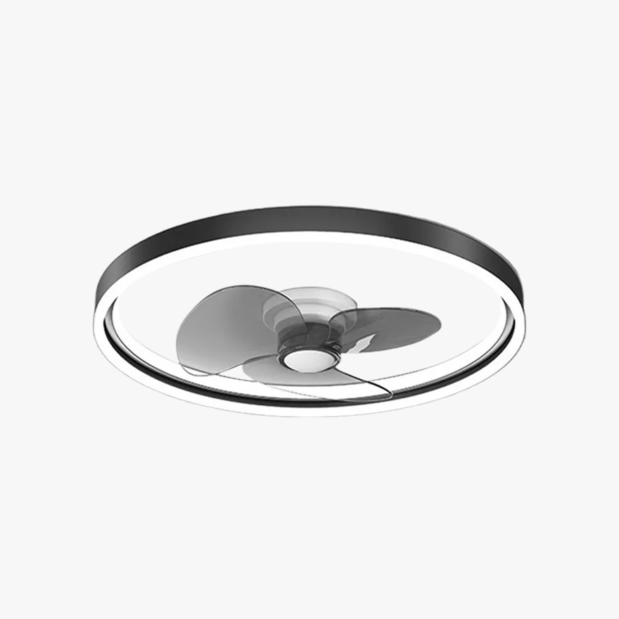 Edge Ceiling Fan with 2-Light, 2 Color, DIA 40CM/50CM