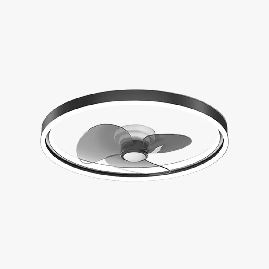 Edge Ceiling Fan with 2-Light, 2 Color, DIA 40CM/50CM